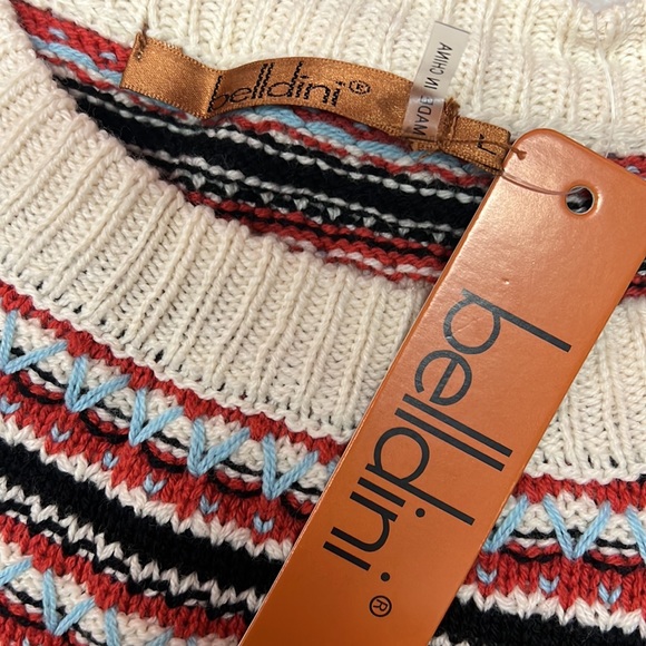 NEW Belldini Womens Cream Knit Tank Top Size Large - Picture 3 of 6